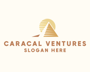 Egypt Pyramid Landmark logo design