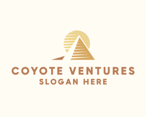 Egypt Pyramid Landmark logo design