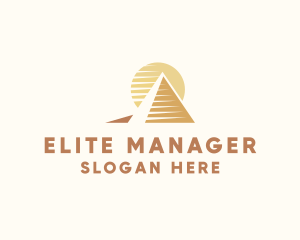 Egypt Pyramid Landmark logo design