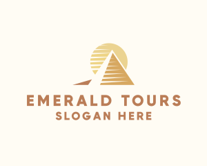 Egypt Pyramid Landmark logo design