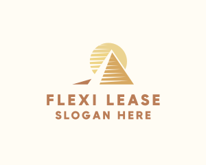 Egypt Pyramid Landmark logo design