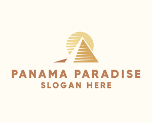 Egypt Pyramid Landmark logo design