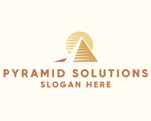 Pyramid - Egypt Pyramid Landmark logo design