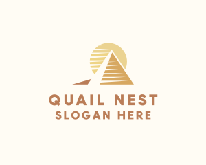 Egypt Pyramid Landmark logo design