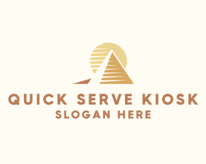 Egypt Pyramid Landmark logo design