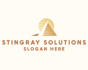 Egypt Pyramid Landmark logo design