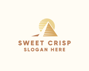 Egypt Pyramid Landmark logo design