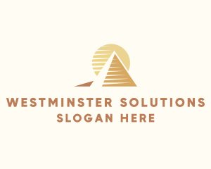 Egypt Pyramid Landmark logo design