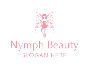 Fairy Nymph Woman logo design