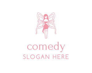 Plastic Surgeon - Fairy Nymph Woman logo design