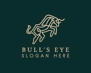 Deluxe Bull Animal logo design