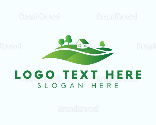 Landscaping Farm House Logo