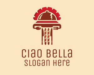 Mediterranean Roman Restaurant logo design