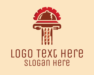 Food - Roman Food Restaurant logo design