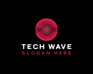 Wave Technology Motion logo design