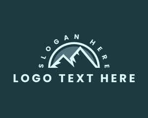 Mountain - Mountain Peak Hiking logo design