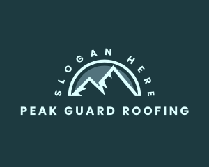 Mountain Peak Hiking logo design