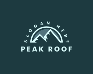 Mountain Peak Hiking logo design