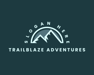 Hiking - Mountain Peak Hiking logo design