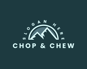 Alpine - Mountain Peak Hiking logo design