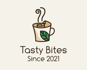 Coffee - Monoline Sustainable Cafe logo design
