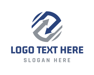 Send - Logistics Arrow Circle logo design