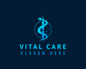 Healthcare - Medical Healthcare Syringe logo design