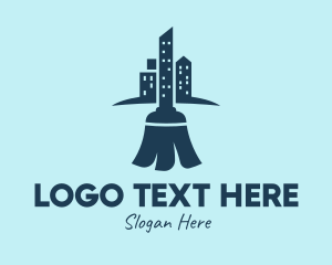 Hygiene - Broom Urban City logo design