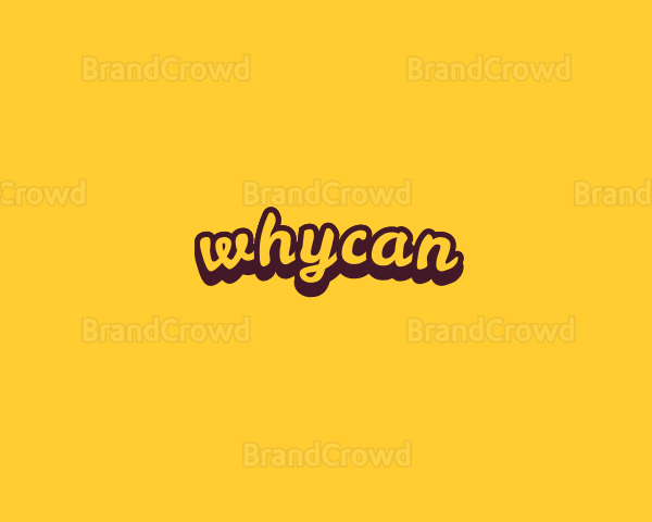 Generic Retro Script Logo