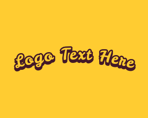 Generic Retro Script Logo