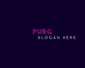 Nightclub - Pink Neon Wordmark logo design