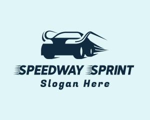 Blue Car Racing logo design