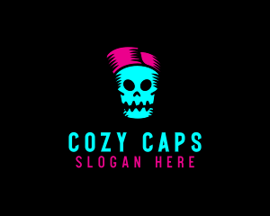 Scary Skull Cap logo design