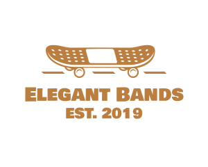 Safety Band-Aid Skateboard logo design