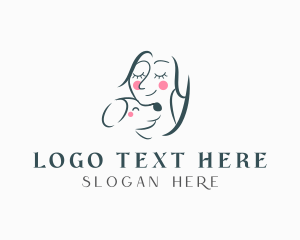 Pet - Dog Pet Human Care logo design