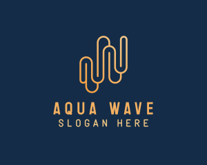 Generic Waves Agency logo design