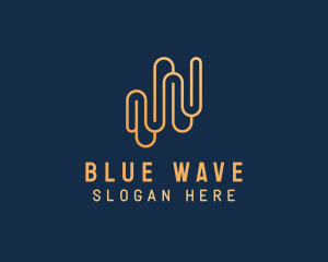 Generic Waves Agency logo design