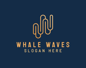 Generic Waves Agency logo design