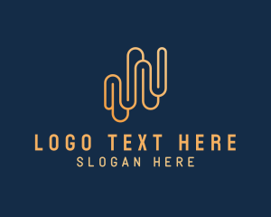 Technology - Generic Waves Agency logo design