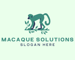 Monkey Tree Branch logo design