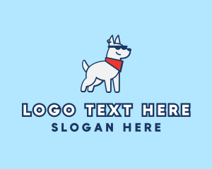 Piercing - Pet Dog Grooming logo design
