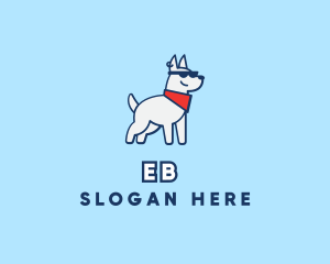 Pet Dog Grooming Logo