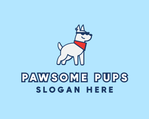 Pet Dog Grooming logo design