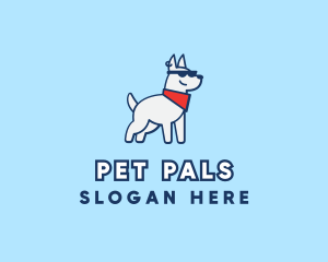 Pet Dog Grooming logo design