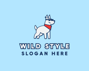 Bandana - Pet Dog Grooming logo design