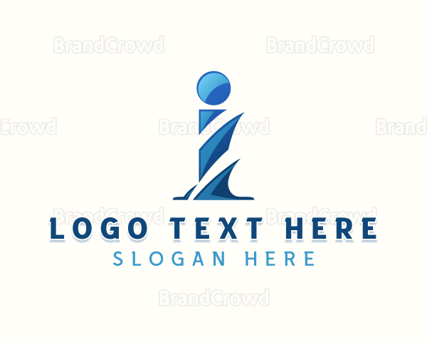 Business Consultant Letter I Logo