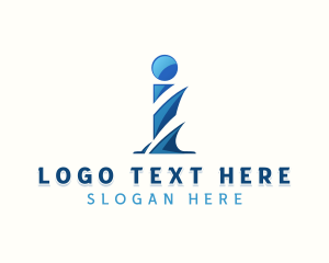 Enterprise - Business Consultant Letter I logo design