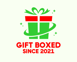 Present - Christmas Gift Present logo design