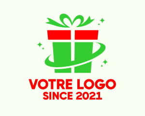 Winter - Christmas Gift Present logo design