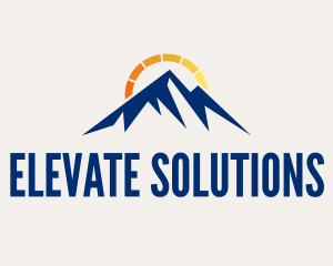 Level - Mountain Solar Energy logo design